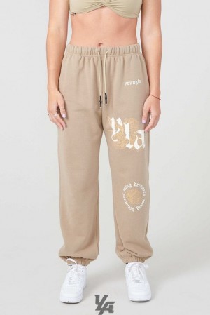 Dámské Kalhoty YoungLA Rose Joggers Olivy Zelené | 542167DBG