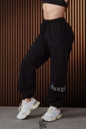 Dámské Kalhoty YoungLA Urban Cuff Jogger Raven | 042576JKY