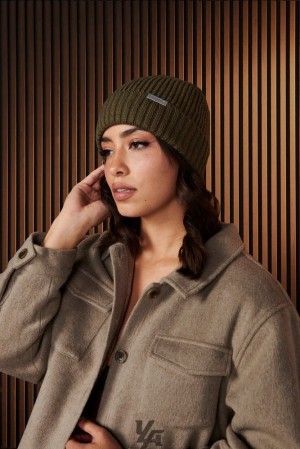 Dámské Klobouky YoungLA Urban Beanie Forest Night | 387095THG