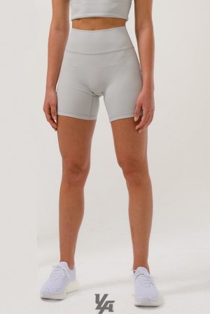 Dámské Kraťasy YoungLA Level Up Biker Short 7" Šedé | 325406RMP