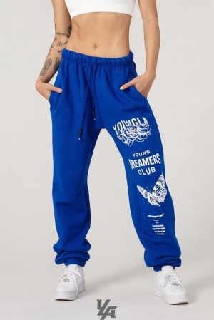 Dámské Legíny YoungLA Dreamer Joggers Královská Modrá Blankyt | 785210JXF