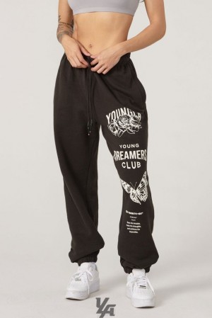 Dámské Legíny YoungLA Dreamer Joggers Šedé | 714390OSU