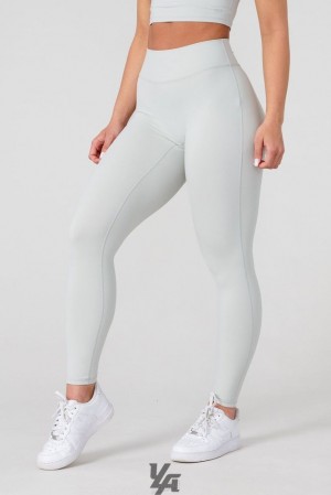 Dámské Legíny YoungLA Level Up Leggings Šedé | 364179LSF
