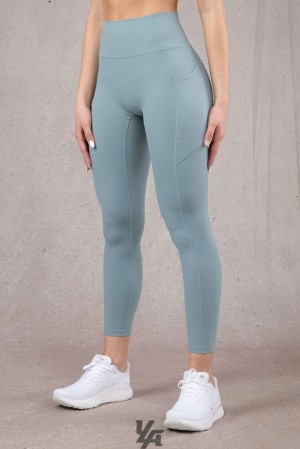 Dámské Legíny YoungLA Power Leggings Slate | 563729BXN