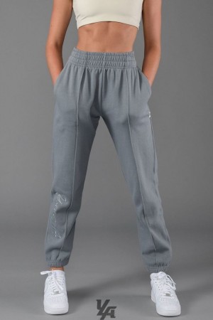 Dámské Legíny YoungLA Script Joggers Blankyt Světle Modré | 104685NEX
