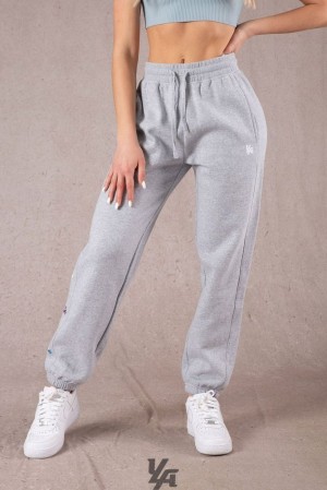 Dámské Legíny YoungLA Winter Bloom Joggers Šedé | 527106YDQ