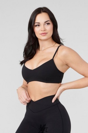 Dámské Sportovní Podprsenka YoungLA Vital Sports Bra Černé | 425976DNX
