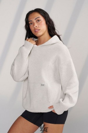 Dámské Svrchní Oblečení YoungLA Bella Sweater Hoodie Béžový | 917806YCH