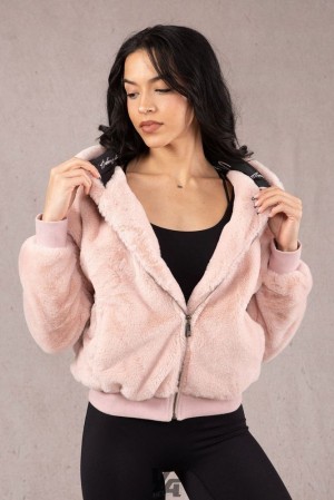 Dámské Svrchní Oblečení YoungLA Bliss Bomber Salmon | 076485AOM