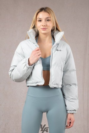 Dámské Svrchní Oblečení YoungLA Rosita Puffer Jacket Světle Šedé | 561042QJC
