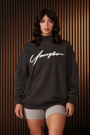Dámské Svrchní Oblečení YoungLA Urban Crewneck Blankyt Světle Modré | 690528GEF