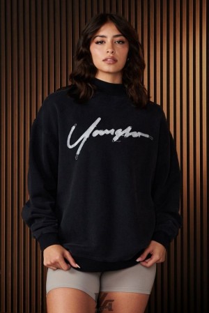 Dámské Svrchní Oblečení YoungLA Urban Crewneck Blankyt Světle Modré | 347185KSN