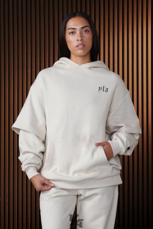 Dámské Svrchní Oblečení YoungLA Urban Layer Hoodie Rain Cloud | 314750GQY