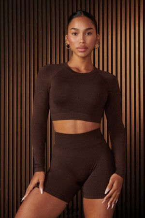 Dámské Topy YoungLA Curve Seamless Long Sleeve Bossy | 143985VMK