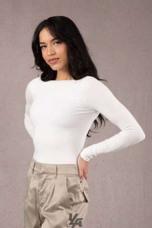 Dámské Topy YoungLA Grace Top Coconut Milk | 490325VDJ