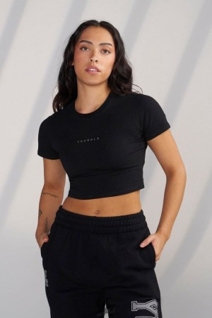 Dámské Topy YoungLA Og Baby Tee Černé | 832561PME