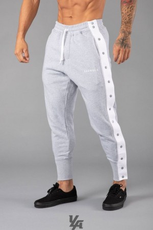 Pánské Jogger Kalhoty YoungLA 90s Tear Away Joggers Šedé | 178302ZBS