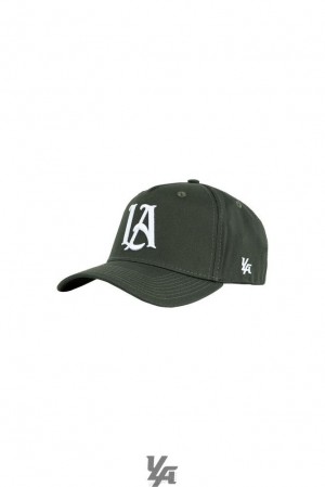 Pánské Klobouky YoungLA A-frame La Snapback Hat 2.0 Zelene | 061427HRP