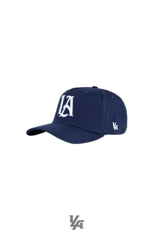 Pánské Klobouky YoungLA A-frame La Snapback Hat 2.0 Tmavě Blankyt | 180734VKP
