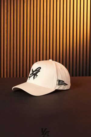 Pánské Klobouky YoungLA Drip Hats Bílé | 310657XCM