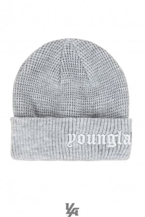 Pánské Klobouky YoungLA Testament Beanies Šedé | 037856AOE