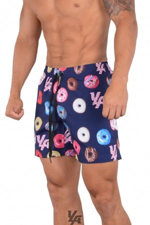 Pánské Kraťasy YoungLA Abstract Swim Shorts '22 Donut | 104273NBX