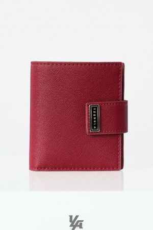 Pánské Peněženky YoungLA Executive Bifold Wallets Červené | 452096BIZ