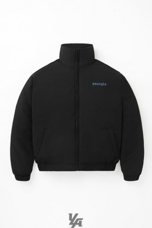 Pánské Svrchní Oblečení YoungLA Alpine Puffy Jacket Černé | 805273HRY