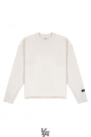 Pánské Svrchní Oblečení YoungLA Anarchy Crewnecks Bílé Blankyt Světle Modré | 950213LNX