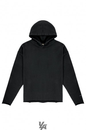 Pánské Svrchní Oblečení YoungLA Anarchy Hoodies Černé Blankyt Světle Modré | 125879BYH