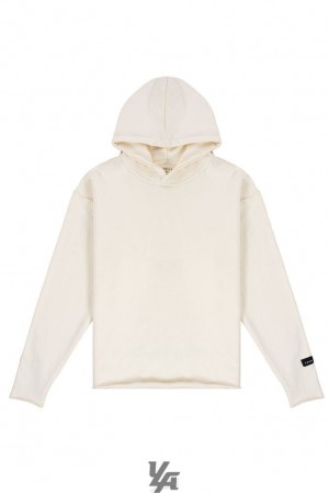Pánské Svrchní Oblečení YoungLA Anarchy Hoodies Bílé Blankyt Světle Modré | 467021NGY