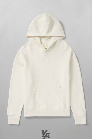 Pánské Svrchní Oblečení YoungLA Autumn Hoodies Bílé | 326781EKM