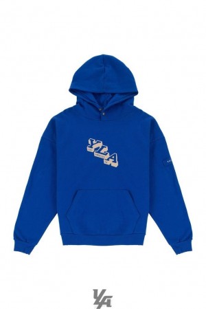 Pánské Svrchní Oblečení YoungLA Campus Hoodies Královská Modrá Blankyt | 075418XLD
