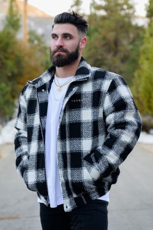 Pánské Svrchní Oblečení YoungLA Kingpin Jackets Černé | 817309SOA