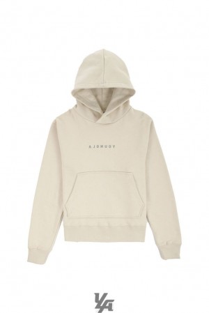 Pánské Svrchní Oblečení YoungLA Mirror Excellence Hoodie Béžový | 653279LZF