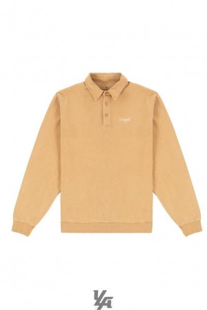 Pánské Svrchní Oblečení YoungLA The Modern Polo Hnědé | 845612GKP