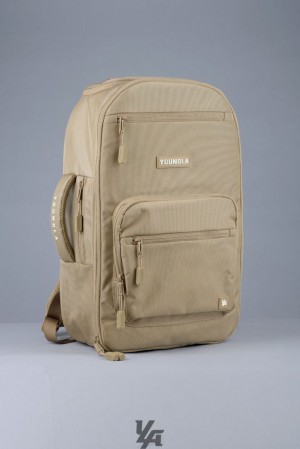 Pánské Tašky YoungLA Expedition Backpacks Hnědé | 870942MTF