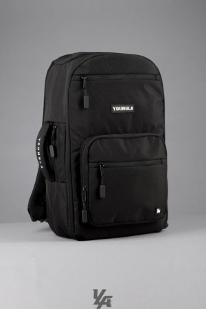Pánské Tašky YoungLA Expedition Backpacks Černé | 614253WBX